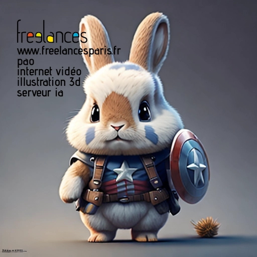 Pao internet vidéo illustration 3d serveur intelligence générative freelance paris studio de création 5T2QNZM0